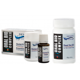 ORAL BIO-COMPLEX (БЕЗ КОРОБКИ), полный комплект включая ФИТО соль для полоскания полости рта